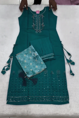 Embroidery Un Stitched Salwar Set